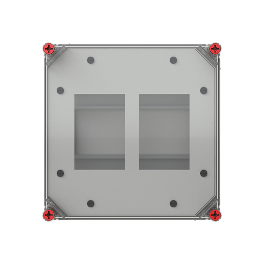 Boîtier de compteur pour 2x eHZ VMS33 pour 2x compteur digital eHZ 4TBV854241C0100