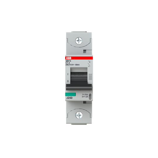 Disjoncteur haute performance 1,6 A, C, 400 V AC=Icu 50 kA, 690 V AC=Icu6 kA, 1P