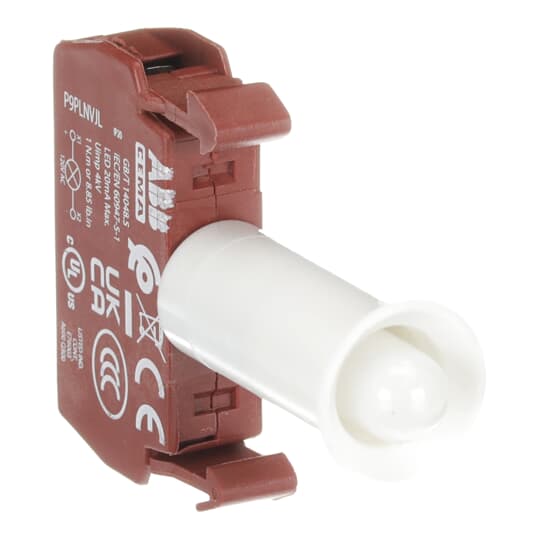 LED-Block blau 120V AC, Modular Metall Reihe