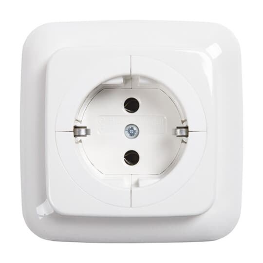 Busch-Objektsteckdose® SCHUKO® Steckdose alpinweiß - Reflex SI Reflex SI