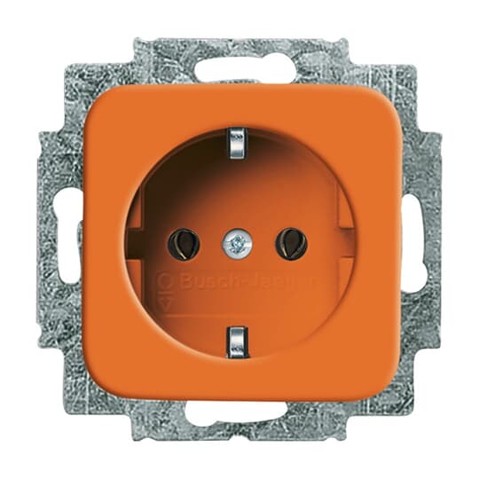 SCHUKO® Steckdosen-Einsatz orange - Reflex SI