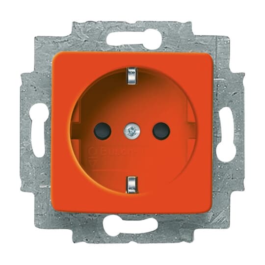SCHUKO® Steckdosen-Einsatz 50x50 mm orange - Reflex SI