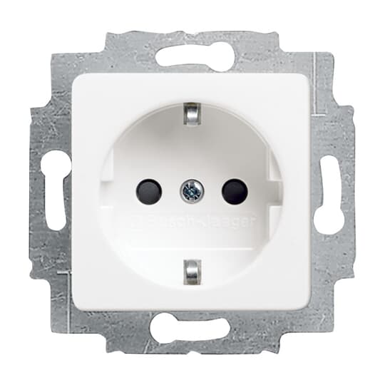 SCHUKO® Steckdosen-Einsatz 50x50 mm alpinweiß - Reflex SI