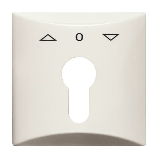 Zentralscheibe mit Aufdruck Symbol "Pfeile" und "0" für Jalousie,