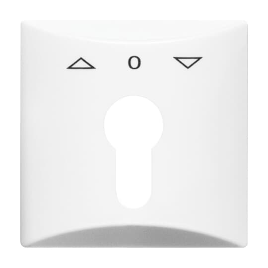 Zentralscheibe mit Aufdruck Symbol "Pfeile" und "0" für Jalousie,