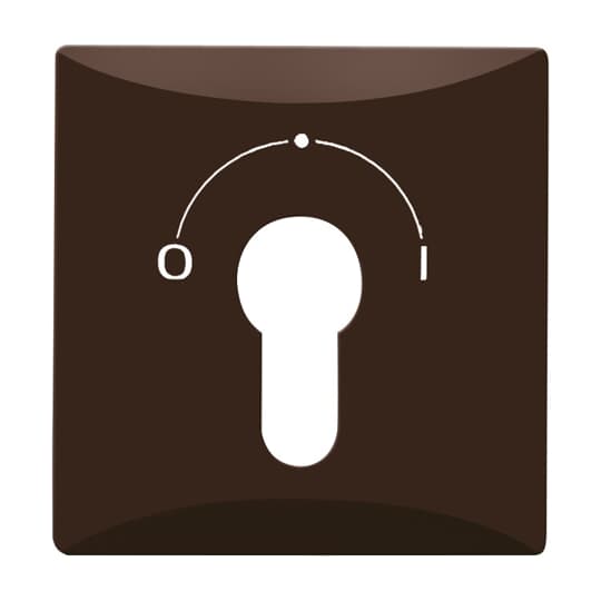 Zentralscheibe mit Aufdruck Symbol "0 und 1" für Jalousie, Schlüsselschalter