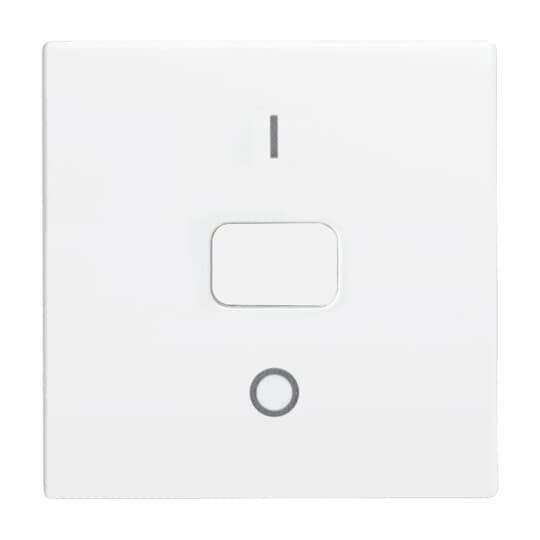 Wippe mit Aufdruck Symbol "0 und 1" mit neutraler Kalotte für Schalter/Taster,