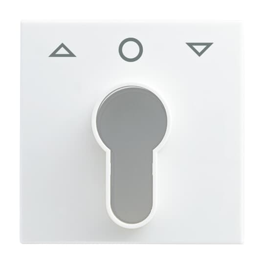 Zentralscheibe mit Aufdruck Symbol "Pfeile" und "0" für Jalousie,