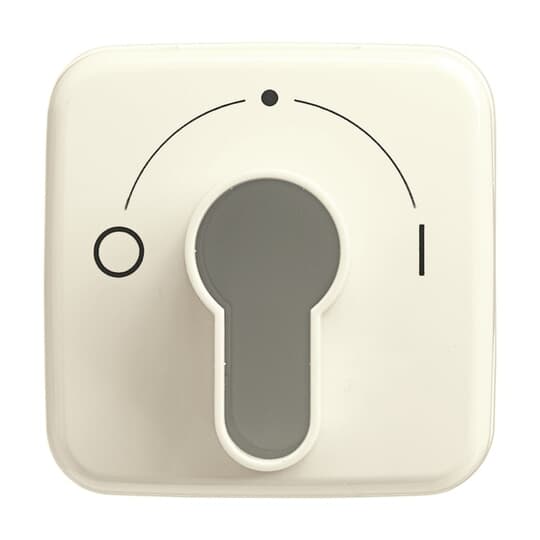 Zentralscheibe mit Aufdruck Symbol "0 und 1" für Jalousie, Schlüsselschalter