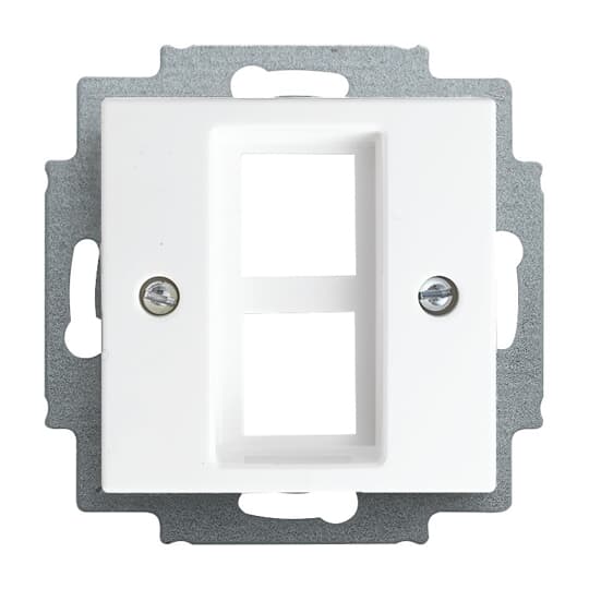 Zentralscheibe mit Tragring 2-fach, Modular-Jack Busch-balance® SI