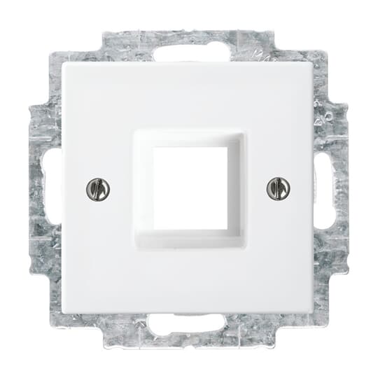 Zentralscheibe mit Tragring 1-fach, Modular-Jack Busch-balance® SI