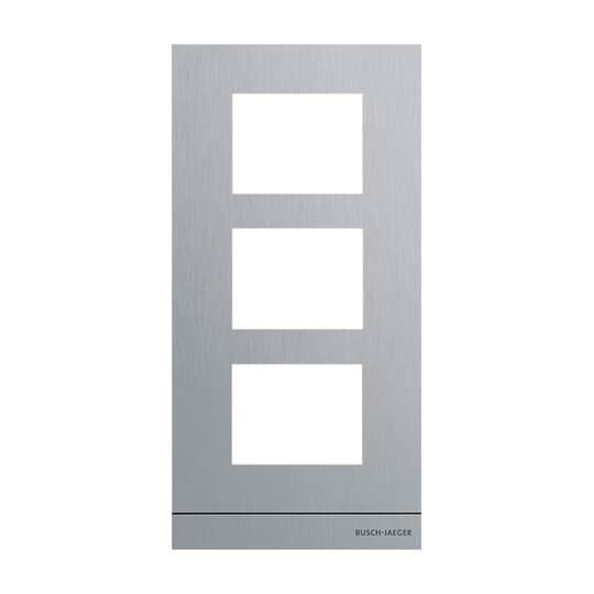 Frontplatte Audio, 1/3, edelstahl