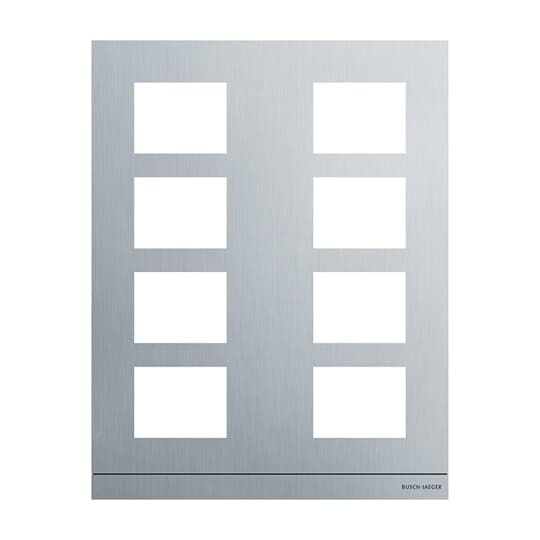 Frontplatte Audio, 2/4, aluminium