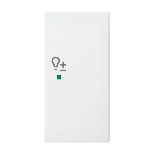 Wippe 2-fach rechts, mit Symbol "Dimmer" Busch-balance® SI