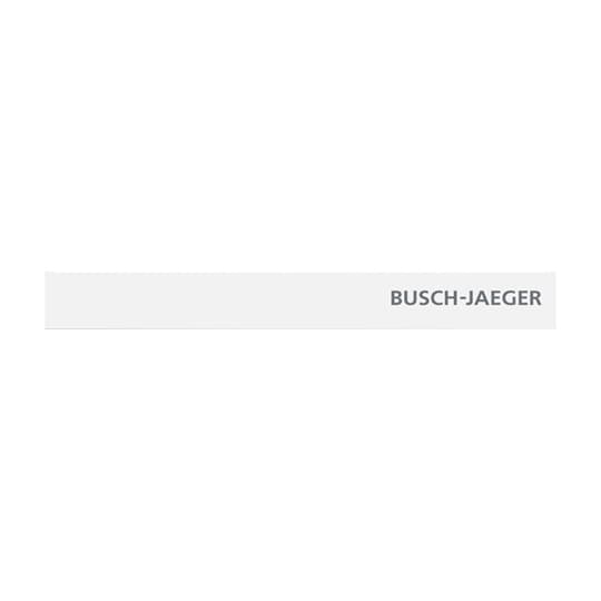 Abschlussleiste unten mit Temperaturfühler und Schriftzug Busch-priOn®