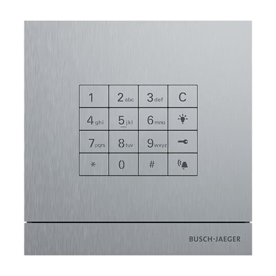 Außenstation mit Tastatur-Modul, edelstahl