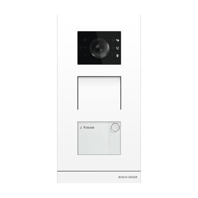 Busch-Jaeger – H81381P1-W-03 IP Video Outdoor Station, 1 button(s), white