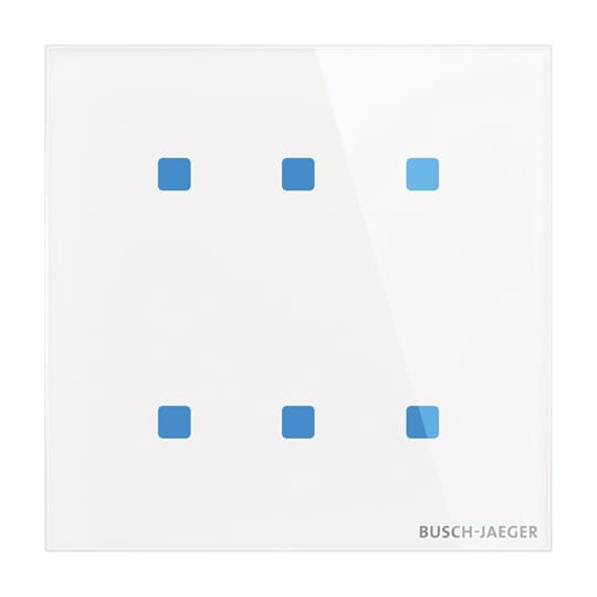Touch-Bedienelement, 6-fach, Konfigurierbares Gerät