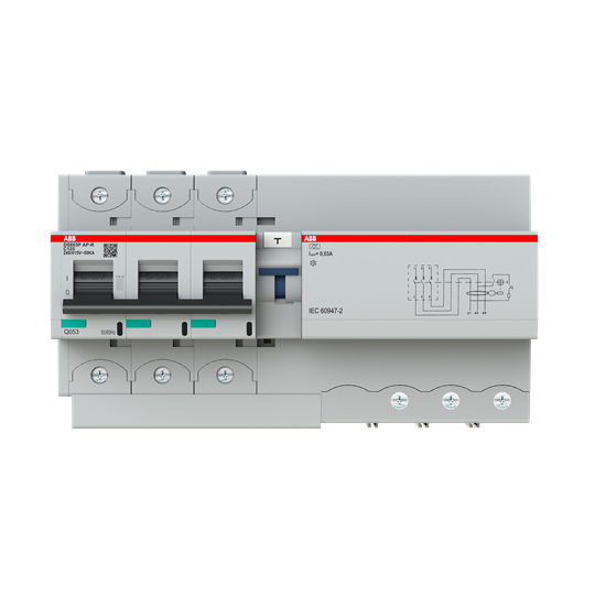 Module de distribution avec combinaison RCCB/MCB
