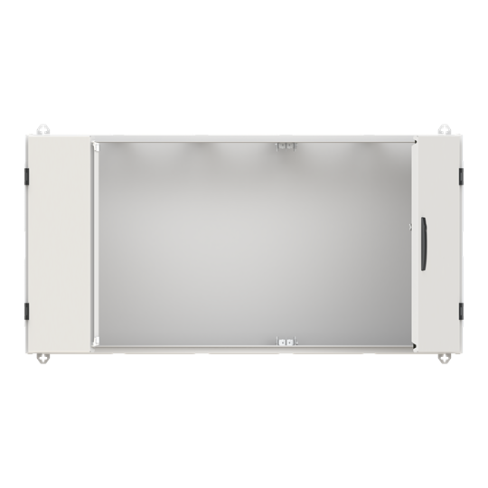 Armoire TwinLine N 55 B1300/H650/T225 mm, Classe de protection I, IP55, RAL 7035