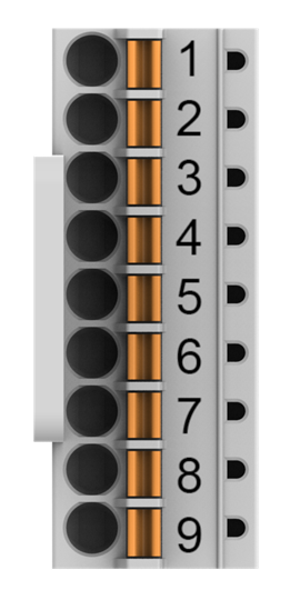 COM1 Kommunikationstecker 9pole,VPE=5Stueck,Schraubklemmen