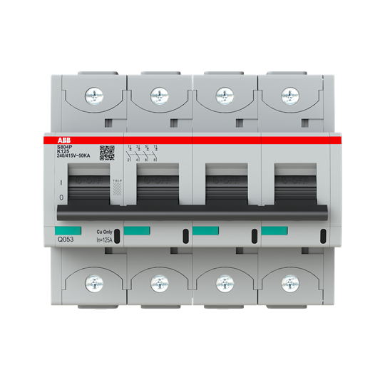 Disjoncteur haute performance 125A, K-Car., Icu=50kA 240/415V AC, 4P