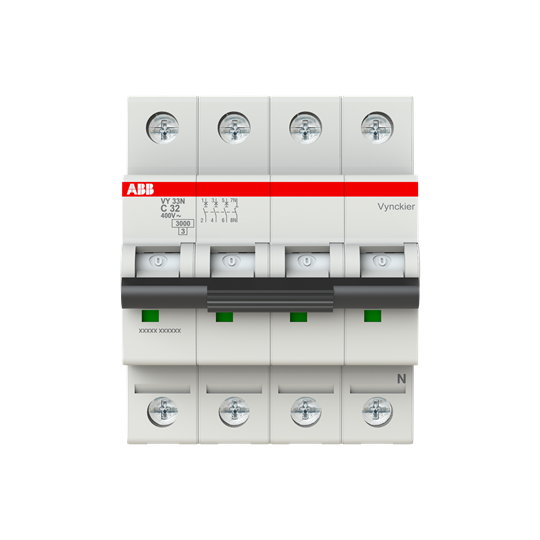 Automaat VY30 4P C32 3kA VY33NC32 ABB VY33NC32 ABB