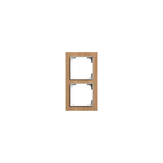 Abdeckrahmen 2-fach Holz Eiche - Busch-art linear®