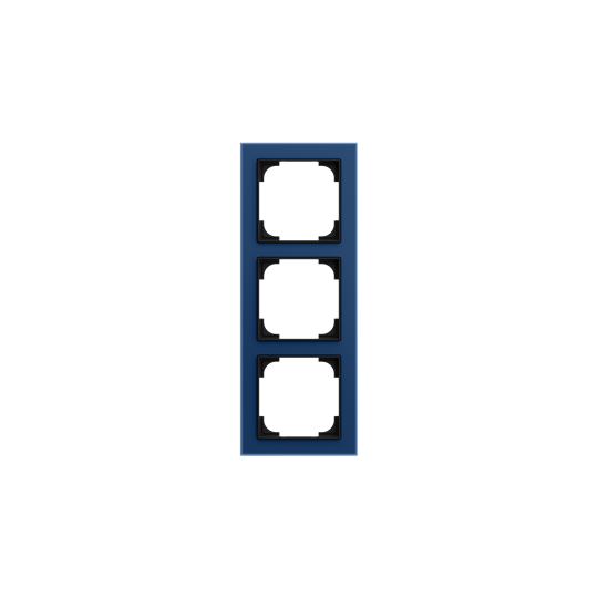Abdeckrahmen 3-fach blauglas - Busch-art linear®