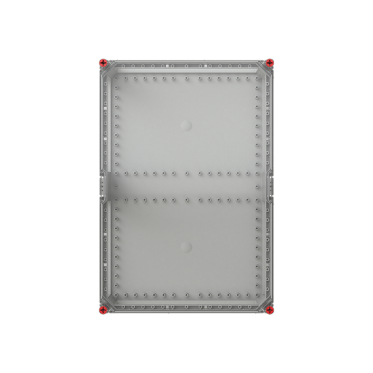 Boîtier vide 640x440 couvercle transparent toutes les faces ouvertes