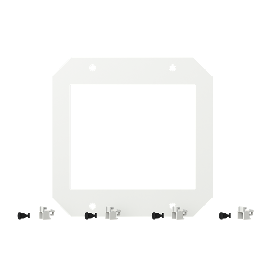 Abdeckplatte VMS33 für 2xNH00/8xE18/5xE27/4xE33