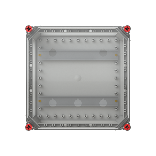 Boîtier LTS 320x320 -63A pour 5x OT40F sur rail DIN, toutes les faces ouvertes