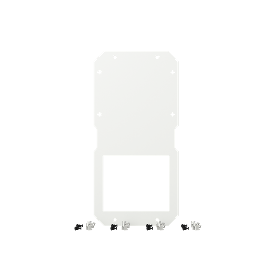 Abdeckplatte VMS63V für 2xNH00/8xE18/5xE27/4xE33