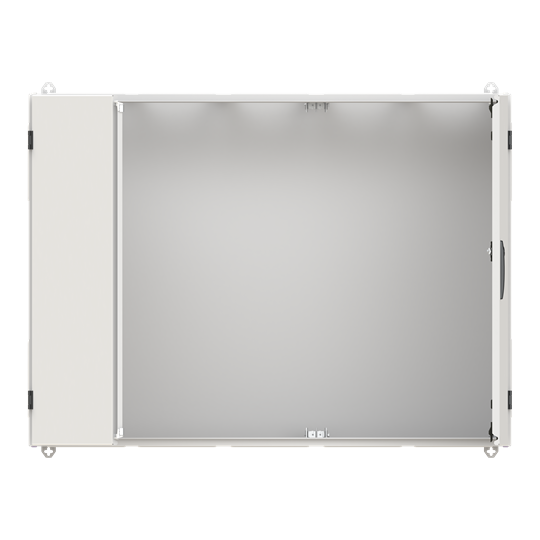 Armoire murale TwinLine N 55 B1300/ H950 / T275 mm, Classe de protection I, IP55, RAL 7035