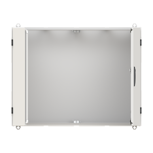 Armoire double ligne N 55 B1050 / H800 / T225 mm, Classe de protection II, IP55, RAL 7035 2CPX010043R9999