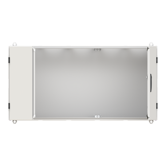 Armoire TwinLine N 55 B1300 / H650 / T275 mm, Classe de protection I, IP55, RAL 7035 2CPX010074R9999