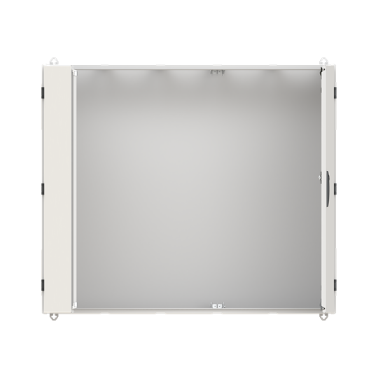 Armoire TwinLine N 55 B1300 / H1100 / T275 mm, Classe de protection I, IP55, RAL 7035