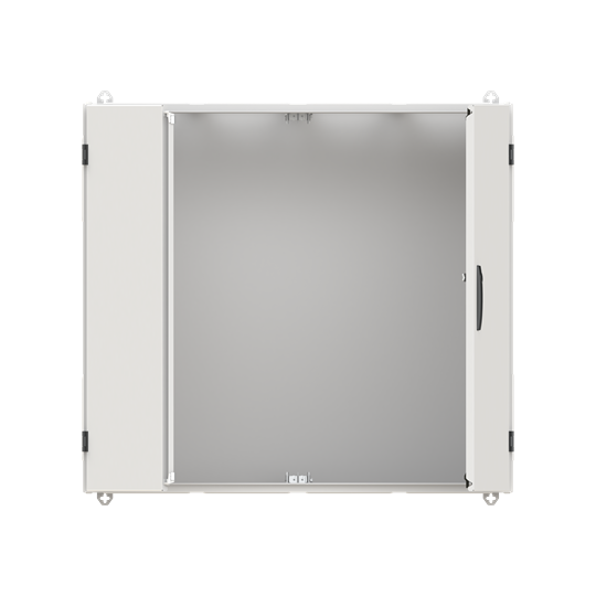 Armoire TwinLine N 55 B1050 / H950 / T350 mm, classe de protection II, IP55, RAL 7035