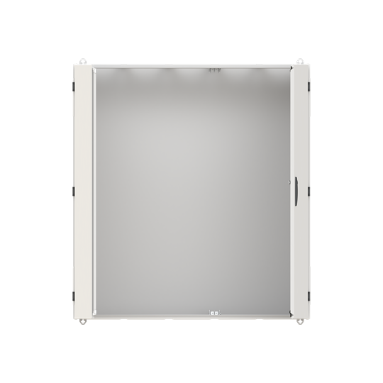 Armoire TwinLine N 55 B1300/ H1400 / T350 mm, Classe de protection I, IP55, RAL 7035