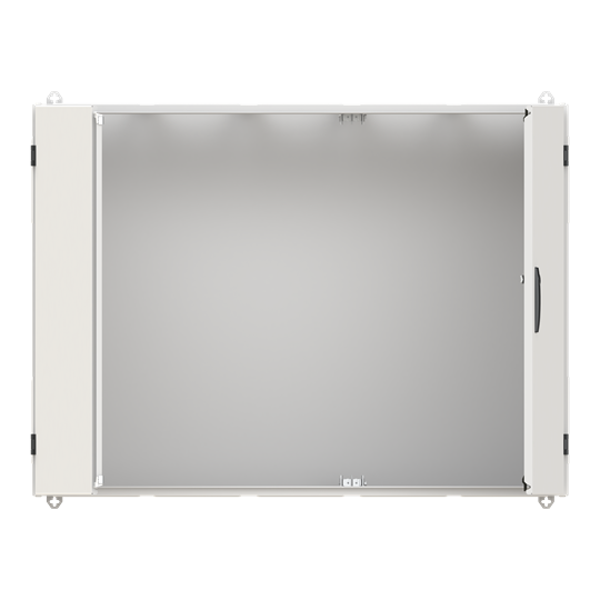 Armoire murale TwinLine N 55 B1300 / H950 / T350 mm, classe de protection I, IP55, RAL 7035