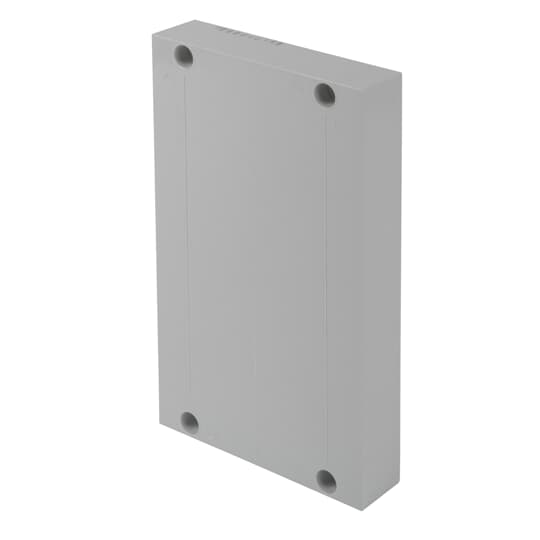 Abdeckplatte 250x150 geschlossen ohne Schnellverschluß und Halter