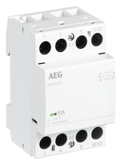 Contacteur d'installation 4F/0O, 24 V AC/DC VPE: 4