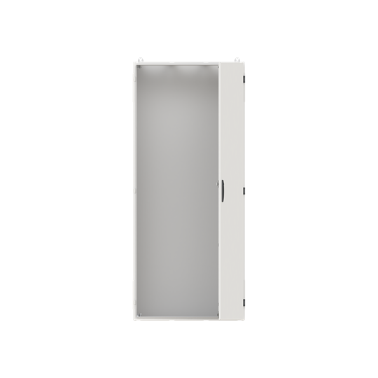 Armoire TwinLine N 55 B800 / H1850 / T350 mm, Classe de protection II, IP55, RAL 7035