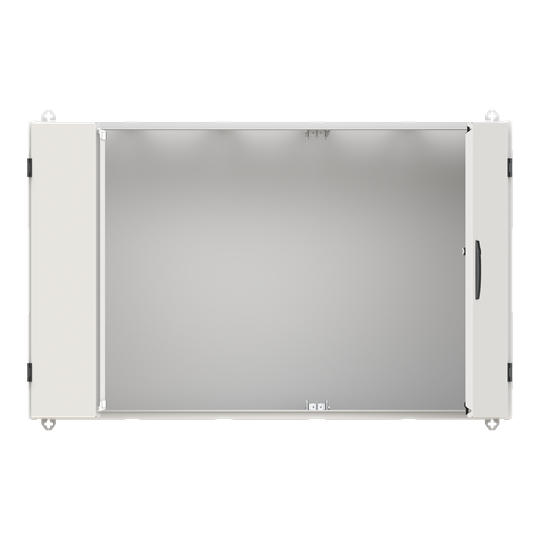 Armoire TwinLine N 55 B1300/ H800 / T350 mm, Classe de protection II, IP55, RAL 7035