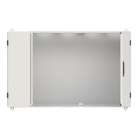 Armoire murale TwinLine N 55 B1300/H800/T350 mm, Classe de protection II, IP55, RAL 7035