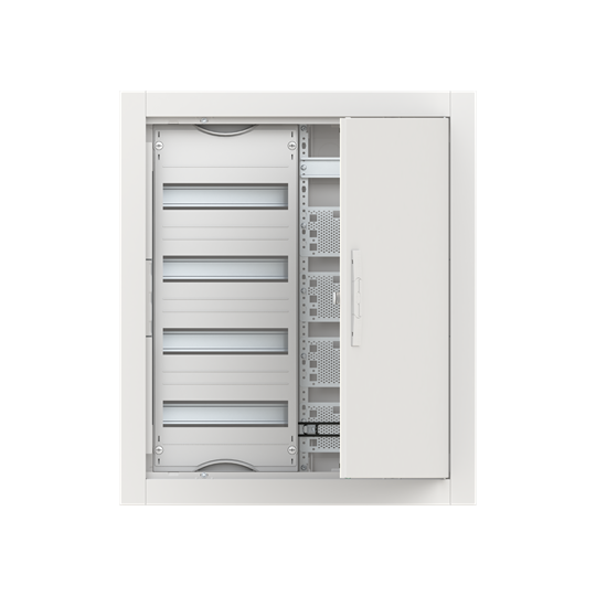 Distribiteur compact mural Media, avec porte, 2 champs de large, 4 rangées 2CPX052664R9999