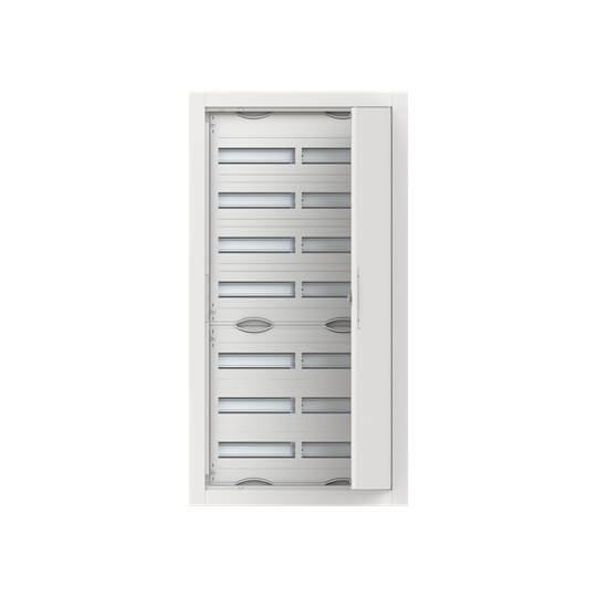 Distributeur compact sous mur, espacement de rangée de 125 mm, 2 champs de largeur, 7 rangées 2CPX052616R9999