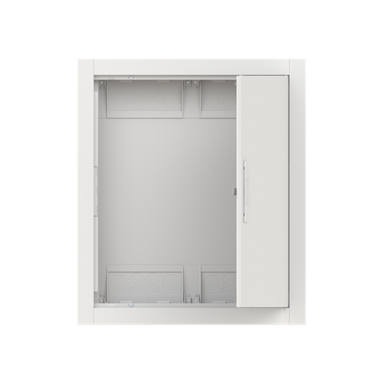 Petit tableau de distribution encastré, vide avec porte, 2 champs de large, 4 rangées 2CPX052636R9999