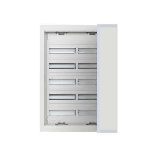 Tableau de distribution encastré, avec porte décorative au design, 2 modules de large, 5 rangées 2CPX052688R9999
