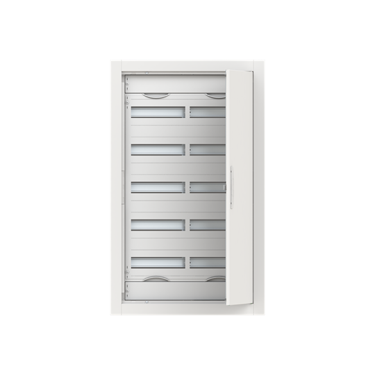 Distributeur compact encastré, espacement de 150mm, largeur 2 champs, 6 rangées